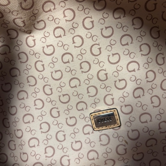 Guess Black Leather Fanny Pack Bag with Canvas Strap - Picture 8 of 8